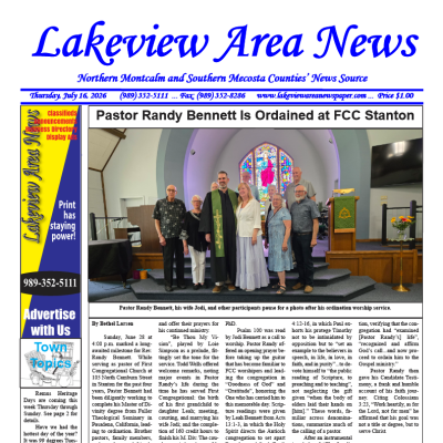 This week's front page.